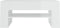 vidaXL - Salontafel - 102x55x45 - cm - bewerkt - hout - hoogglans - wit