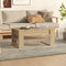 vidaXL - Salontafel - 102x55x45 - cm - bewerkt - hout - sonoma - eikenkleurig