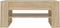 vidaXL - Salontafel - 102x55x45 - cm - bewerkt - hout - sonoma - eikenkleurig