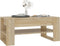vidaXL - Salontafel - 102x55x45 - cm - bewerkt - hout - sonoma - eikenkleurig
