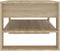vidaXL - Salontafel - 102x55x45 - cm - bewerkt - hout - sonoma - eikenkleurig