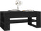 vidaXL - Salontafel - 102x55x45 - cm - bewerkt - hout - zwart