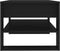 vidaXL - Salontafel - 102x55x45 - cm - bewerkt - hout - zwart