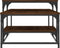 vidaXL - Salontafel - 102x60x45 - cm - bewerkt - hout - bruin - eikenkleur