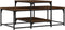 vidaXL - Salontafel - 102x60x45 - cm - bewerkt - hout - bruin - eikenkleur
