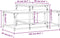 vidaXL - Salontafel - 102x60x45 - cm - bewerkt - hout - gerookt - eikenkleurig