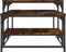vidaXL - Salontafel - 102x60x45 - cm - bewerkt - hout - gerookt - eikenkleurig