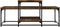 vidaXL - Salontafel - 102x60x45 - cm - bewerkt - hout - gerookt - eikenkleurig