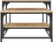 vidaXL - Salontafel - 102x60x45 - cm - bewerkt - hout - sonoma - eikenkleurig