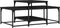 vidaXL - Salontafel - 102x60x45 - cm - bewerkt - hout - zwart