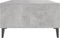 vidaXL - Salontafel - 103,5x60x35 - cm - bewerkt - hout - betongrijs