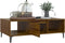 vidaXL - Salontafel - 103,5x60x35 - cm - bewerkt - hout - bruin - eikenkleur