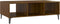 vidaXL - Salontafel - 103,5x60x35 - cm - bewerkt - hout - bruin - eikenkleur