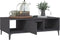 vidaXL - Salontafel - 103,5x60x35 - cm - bewerkt - hout - grijs