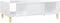 vidaXL - Salontafel - 103,5x60x35 - cm - bewerkt - hout - hoogglans - wit