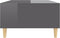 vidaXL - Salontafel - 103,5x60x35 - cm - bewerkt - hout - hoogglans - grijs