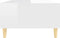 vidaXL - Salontafel - 103,5x60x35 - cm - bewerkt - hout - hoogglans - wit