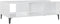vidaXL - Salontafel - 103,5x60x35 - cm - bewerkt - hout - hoogglans - wit