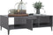 vidaXL - Salontafel - 103,5x60x35 - cm - bewerkt - hout - hoogglans - grijs