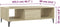 vidaXL - Salontafel - 103,5x60x35 - cm - bewerkt - hout - sonoma - eikenkleurig