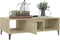 vidaXL - Salontafel - 103,5x60x35 - cm - bewerkt - hout - sonoma - eikenkleurig
