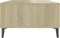 vidaXL - Salontafel - 103,5x60x35 - cm - bewerkt - hout - sonoma - eikenkleurig