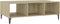 vidaXL - Salontafel - 103,5x60x35 - cm - bewerkt - hout - wit - en - sonoma - eikenkleur