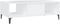 vidaXL - Salontafel - 103,5x60x35 - cm - bewerkt - hout - wit