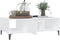 vidaXL - Salontafel - 103,5x60x35 - cm - bewerkt - hout - wit