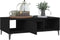 vidaXL - Salontafel - 103,5x60x35 - cm - bewerkt - hout - zwart