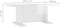 vidaXL - Salontafel - 103,5x60x40 - cm - bewerkt - hout - hoogglans - wit