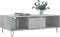 vidaXL - Salontafel - 104x60x35 - cm - bewerkt - hout - betongrijs