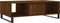 vidaXL - Salontafel - 104x60x35 - cm - bewerkt - hout - bruineiken