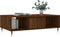 vidaXL - Salontafel - 104x60x35 - cm - bewerkt - hout - bruineiken
