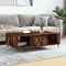 vidaXL - Salontafel - 104x60x35 - cm - bewerkt - hout - gerookt - eikenkleurig