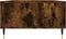 vidaXL - Salontafel - 104x60x35 - cm - bewerkt - hout - gerookt - eikenkleurig