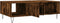 vidaXL - Salontafel - 104x60x35 - cm - bewerkt - hout - gerookt - eikenkleurig