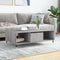 vidaXL - Salontafel - 104x60x35 - cm - bewerkt - hout - grijs - sonoma