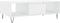 vidaXL - Salontafel - 104x60x35 - cm - bewerkt - hout - hoogglans - wit