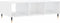 vidaXL - Salontafel - 104x60x35 - cm - bewerkt - hout - hoogglans - wit