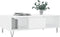 vidaXL - Salontafel - 104x60x35 - cm - bewerkt - hout - hoogglans - wit