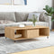 vidaXL - Salontafel - 104x60x35 - cm - bewerkt - hout - sonoma - eikenkleurig