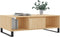 vidaXL - Salontafel - 104x60x35 - cm - bewerkt - hout - sonoma - eikenkleurig