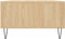 vidaXL - Salontafel - 104x60x35 - cm - bewerkt - hout - sonoma - eikenkleurig