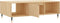 vidaXL - Salontafel - 104x60x35 - cm - bewerkt - hout - sonoma - eikenkleurig
