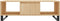 vidaXL - Salontafel - 104x60x35 - cm - bewerkt - hout - sonoma - eikenkleurig