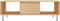 vidaXL - Salontafel - 104x60x35 - cm - bewerkt - hout - sonoma - eikenkleurig