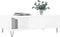 vidaXL - Salontafel - 104x60x35 - cm - bewerkt - hout - wit