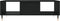 vidaXL - Salontafel - 104x60x35 - cm - bewerkt - hout - zwart