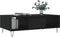 vidaXL - Salontafel - 104x60x35 - cm - bewerkt - hout - zwart
